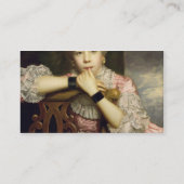 Frau Abington als Fräulein Prue in Congreves Visitenkarte (Rückseite)