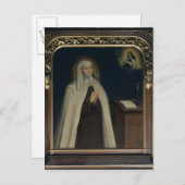 Frau Acarie, bekannt als Marie de l'Incarnation Postkarte (Vorne/Hinten)