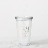 Frau Acryltrinkbecher (Rückseite)