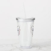 Frau Acryltrinkbecher (Links)