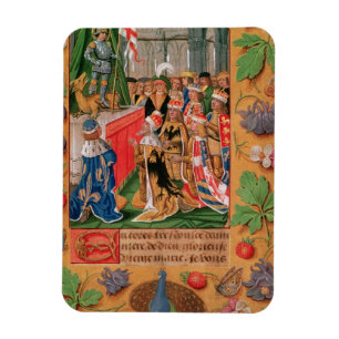 Frau Add 25698 f.3 belichtete Seite von einem Buch Magnet