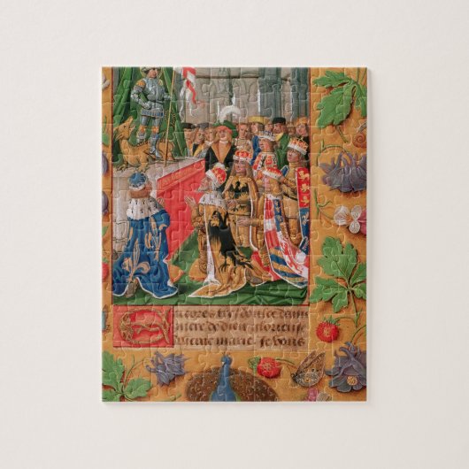 Frau Add 25698 f.3 belichtete Seite von einem Buch Puzzle (Vertikal)