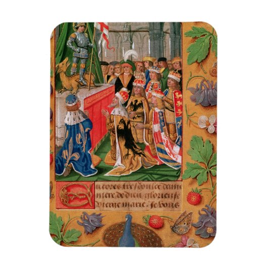 Frau Add 25698 f.3 Illuminated page from a Book of Magnet (Vertikal)