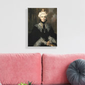 Frau Adeline M. Noble Leinwanddruck (Insitu (Wohnzimmer))