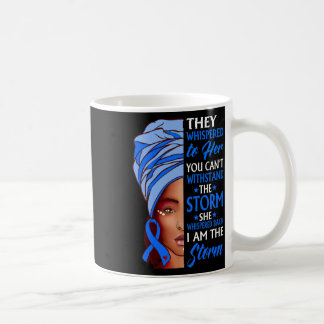 FRAU Afro I Bin die Storm Ataxia Awareness Ribbon Kaffeetasse