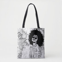 Frau Afro Liebe Graffiti