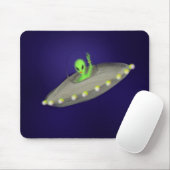Frau Alien mousepad (Mit Mouse)
