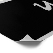 Frau am Handy Abstrakt, Matisse Style Poster (Ecke)