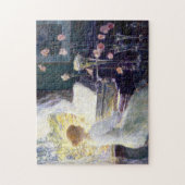 Frau am Klavier von Childe Hassam Puzzle (Vertikal)