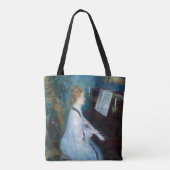 Frau am Klavier von Renoir Tasche (Rückseite)