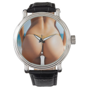 Frau am Strand Armbanduhr
