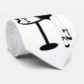 Frau am Tisch Krawatte (Gerollt)