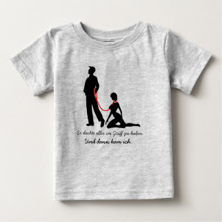 Frau an der Leine - Böse Männer Baby T-shirt
