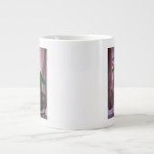 Frau an Fenster 1998 Jumbo-Tasse (Vorderseite)