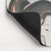 Frau an ihrem Spiegel, erschienenes c.1830 Mousepad (Ecke)