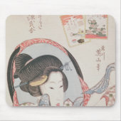 Frau an ihrem Spiegel, erschienenes c.1830 Mousepad (Vorne)