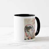 Frau an ihrem Spiegel, erschienenes c.1830 Tasse (VorderseiteRechts)