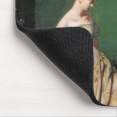 Frau an ihrer Toilette, 1835 Mousepad (Ecke)