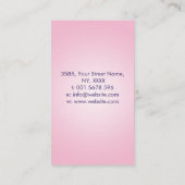 Frau Antahkarana, Blume Lotus Visitenkarte (Rückseite)