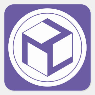 Frau Antahkarana - Yin Antahkarana Quadratischer Aufkleber