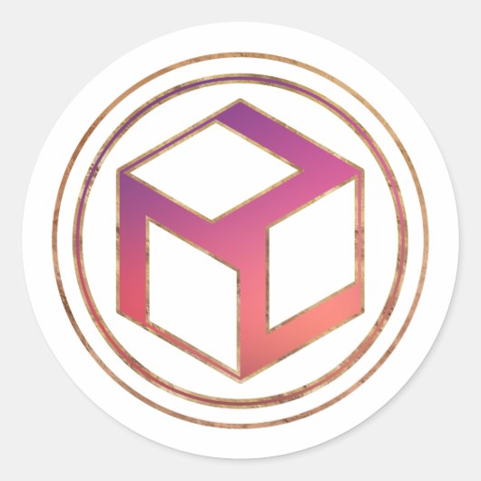 Frau Antahkarana - Yin Antahkarana Runder Aufkleber (Vorderseite)