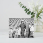 Frau Arnold und Kinder - 1939. Postkarte (Stehend Vorderseite)