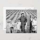 Frau Arnold und Kinder - 1939. Postkarte (Vorne/Hinten)