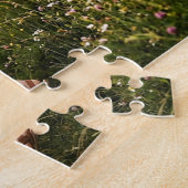 Frau auf einem Weizenfeld Puzzle (Seite)