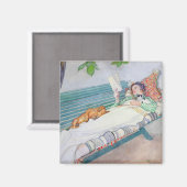 Frau auf einer Bank, 1913 Magnet (Vorderseite/Rückseite)