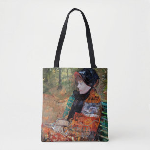 Frau auf einer Bank, Mary Cassatt Tasche