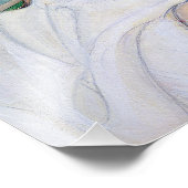 Frau auf einer Bank von Carl Larsson Fotodruck (Ecke)