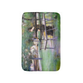 Frau auf einer Bank (von Edwin Austin Abbey) Badematte (Vorderseite Vertikal)