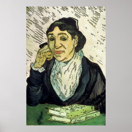 Frau auf Handy-Poster Poster