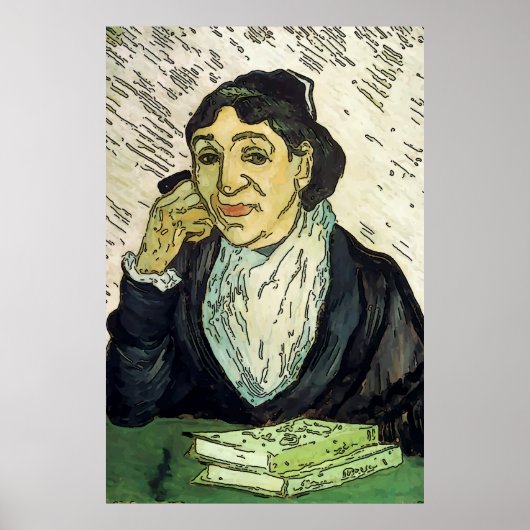 Frau auf Handy-Poster Poster (Vorne)