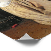 Frau auf ihrer Toilette, 1835 Poster (Ecke)