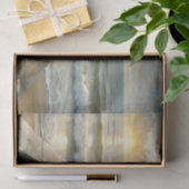 Frau auf Pier bei Sunset Decoupage Seidenpapier (Geschenk)