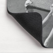 Frau auf Sprungbrett Mousepad (Ecke)