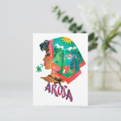 Frau aus Arosa, Schweiz, Jahrgangsreise Postkarte (Stehend Vorderseite)