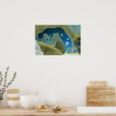 Frau aus dem Kosmos/Poster Poster (Küche)