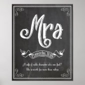 Frau aus der Reihe Mr. und Mrs. Poster (Vorne)
