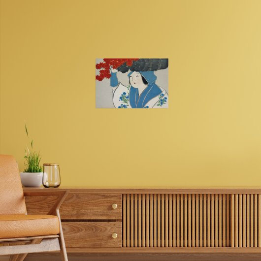 Frau aus Momoyogusa (1909) Poster (Wohnzimmer 2)