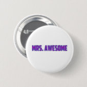 Frau Awesome Button (Vorne & Hinten)