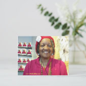 Frau B Coffee- Postcard Postkarte (Stehend Vorderseite)