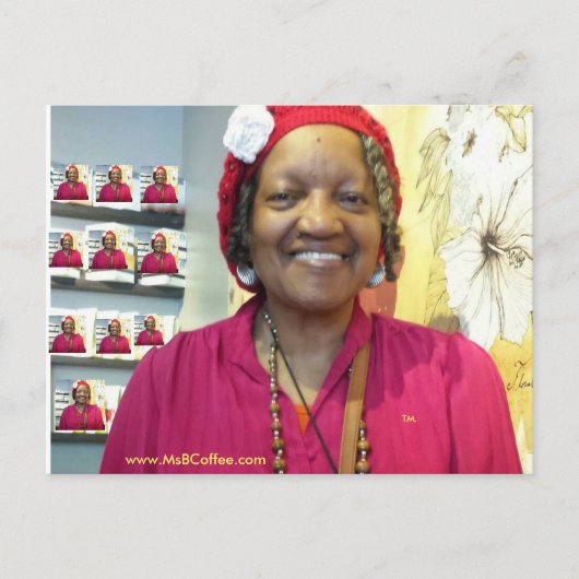 Frau B Coffee- Postcard Postkarte (Vorderseite)