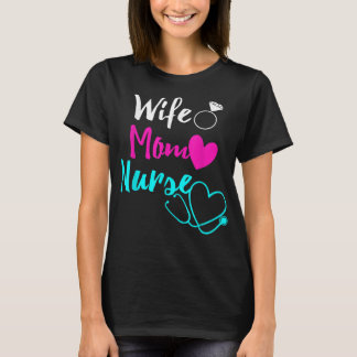 Frau Baby Floral schwanger Doula Midfrau Birth Co T-Shirt