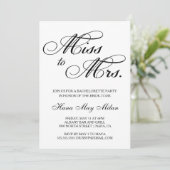 Frau Bachelorette Einladung (Stehend Vorderseite)