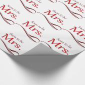 Frau bald sein geschenkpapier (Ecke)