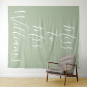 Frau Banner Brautparty Hintergrund Wandteppich (Beispiel (Horizontal))