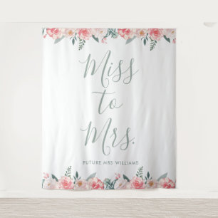 Frau Banner Brautparty Prop Wandteppich