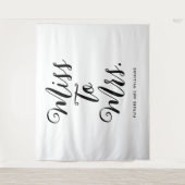 Frau Banner Modern Boho Bachelorette Wandteppich (Vorderseite)